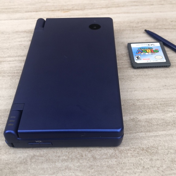 Nintendo DSi Navy Blue Tested with Super Mario 64 DS Game & 1 Stylus - Picture 4 of 12